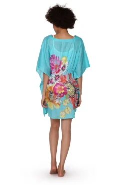 La Cera™ 100% Cotton Floral Print Tunic