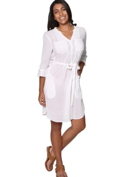 La Cera™ 100% Cotton Gauze Cover Up