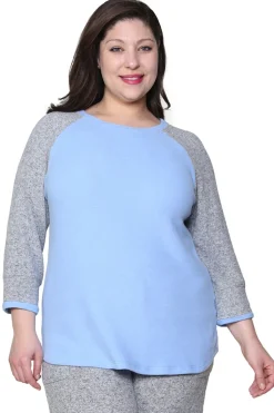 La Cera™ Comfort Collection Plus Size Baseball Tee