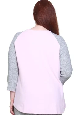 La Cera™ Comfort Collection Plus Size Baseball Tee