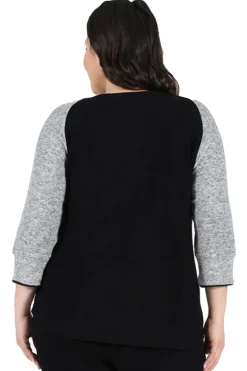 La Cera™ Comfort Collection Plus Size Baseball Tee