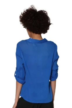 La Cera™ Cotton Gauze Camp Shirt