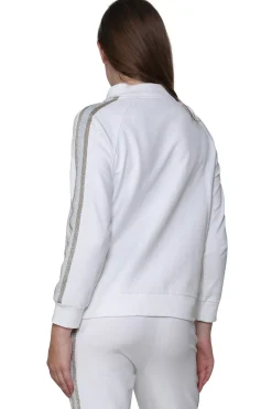 La Cera™ French Terry Cotton 2-Piece Zip-Front Track Pant Set