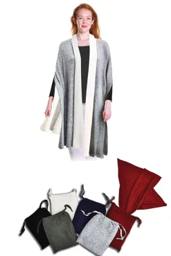 La Cera™ Gift Bag With Shawl And Ear Cozy