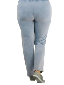 La Cera™ Heathered French Terry Drawstring Pants - Plus Size