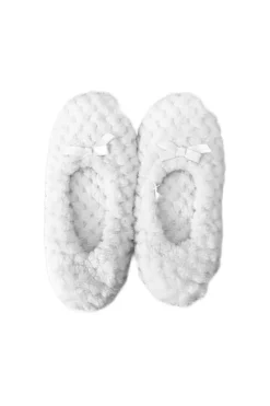 La Cera™ Honeycomb Fleece Slippers
