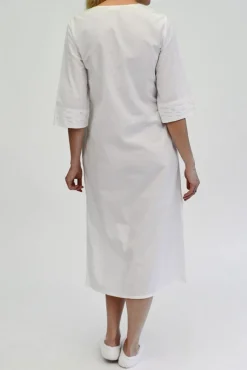 La Cera™ La Cera Bell Sleeve Applique Caftan