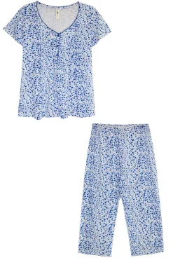 La Cera™ La Cera Cotton Knit Capri Pj