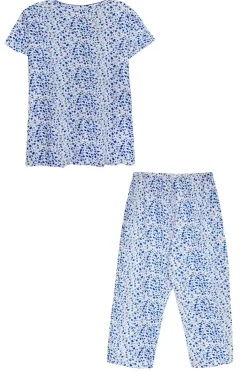 La Cera™ La Cera Cotton Knit Capri Pj