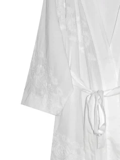 La Cera™ La Cera Embroidered Short Robe