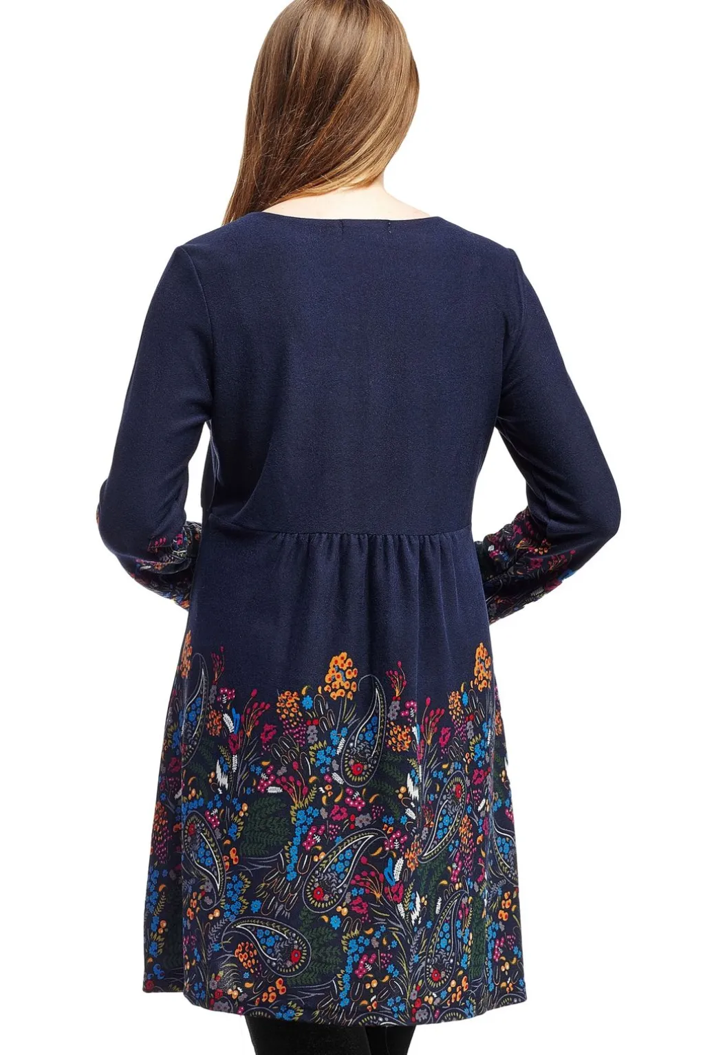La Cera™ La Cera Floral Pullover Tunic Top