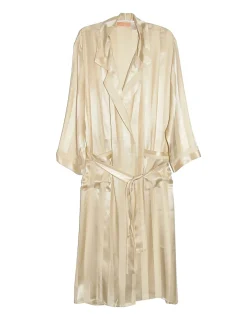 La Cera™ La Cera Long Silk Robe