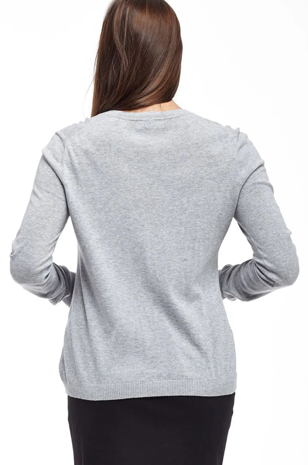 La Cera™ La Cera Long Sleeve Cardigan With Pockets