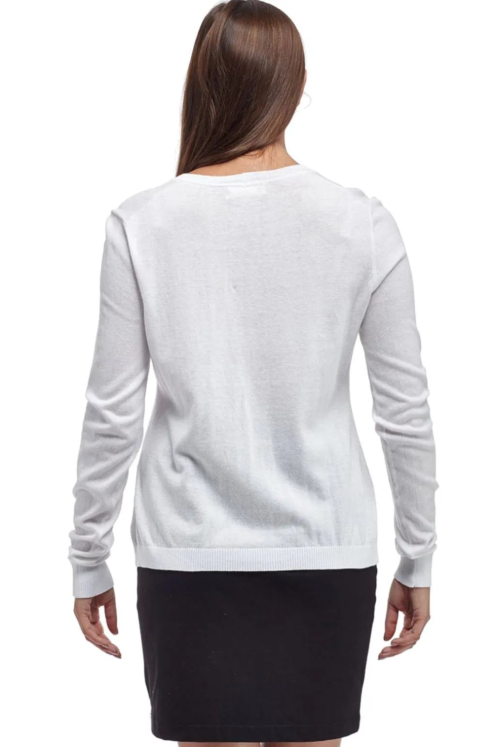La Cera™ La Cera Long Sleeve Cardigan With Pockets