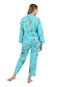 La Cera™ La Cera Long Sleeve Floral Pajama Set
