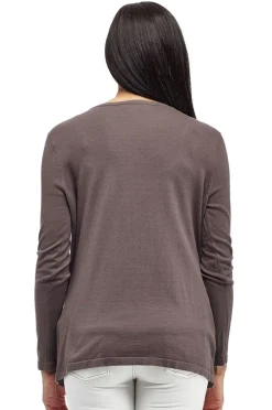 La Cera™ La Cera Long Sleeve Waterfall Cardigan
