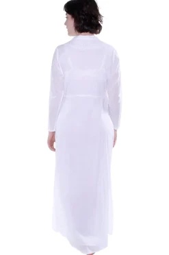 La Cera™ La Cera Notch V-Neck Embroidered Caftan
