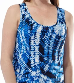 La Cera™ La Cera Paisley Tie Dye Print Maxi Dress