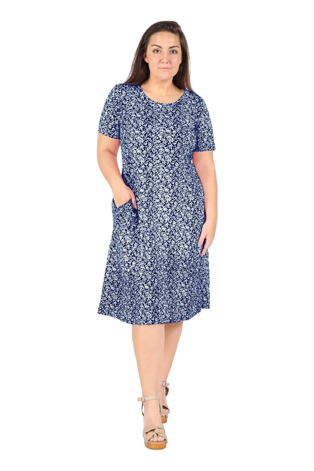 La Cera™ La Cera Plus Size A-Line Knit Dress