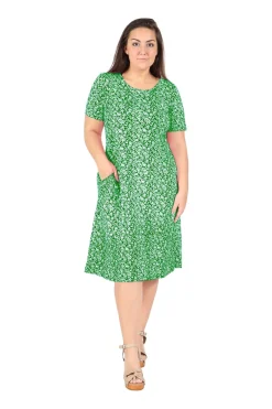 La Cera™ La Cera Plus Size A-Line Knit Dress