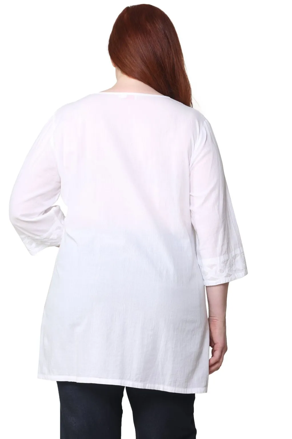 La Cera™ La Cera Plus Size Applique Top