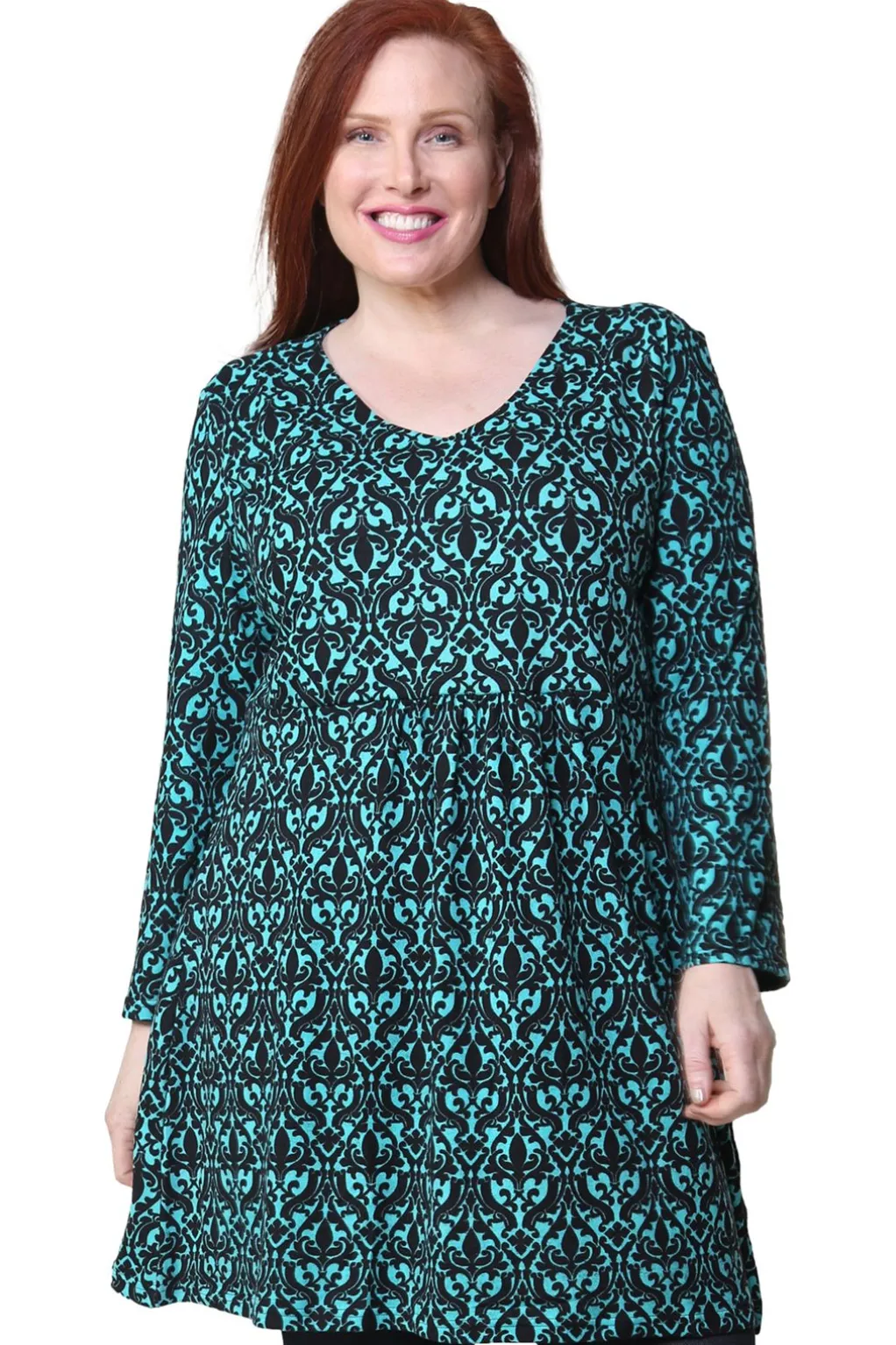 La Cera™ La Cera Plus Size Pullover Tunic Top
