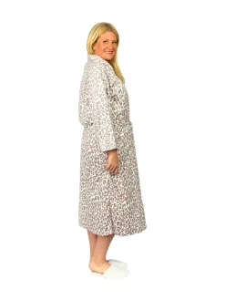 La Cera™ La Cera Plus Size Silky Shee Minky Wrap Robe
