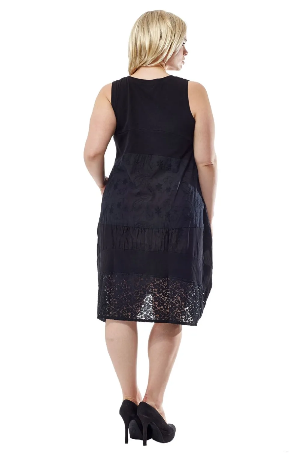 La Cera™ La Cera Plus Size Sleeveless Knit Dress