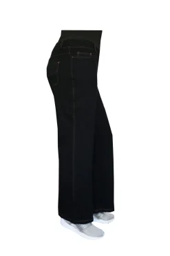 La Cera™ La Cera Plus Size Stretch Knit Wide Leg Pant