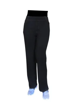 La Cera™ La Cera Plus Size Stretch Knit Boot Cut Pant