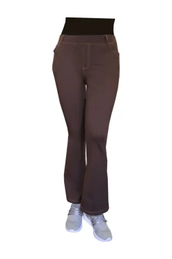 La Cera™ La Cera Plus Size Stretch Knit Boot Cut Pant