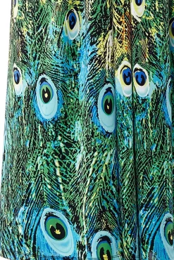 La Cera™ La Cera Printed Sleevless Maxi Dress