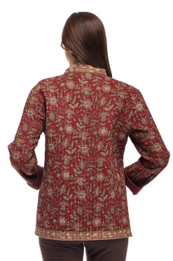 La Cera™ La Cera Quilted Mandarin Jacket