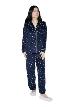 La Cera™ La Cera Sheered Minky Fleece Pj Set