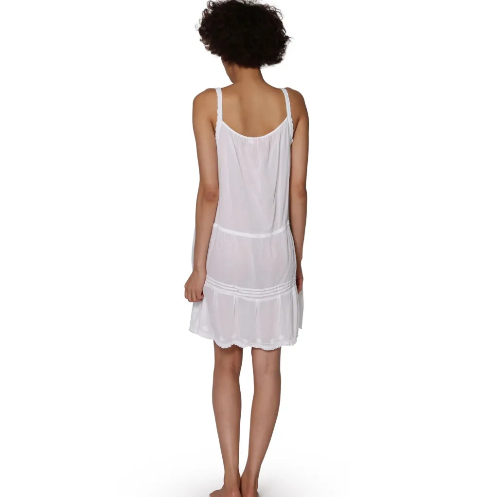 La Cera™ La Cera Short Embriodered Chemise