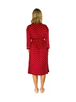La Cera™ La Cera Silky Shee Minky Wrap Robe