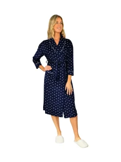 La Cera™ La Cera Silky Shee Minky Wrap Robe
