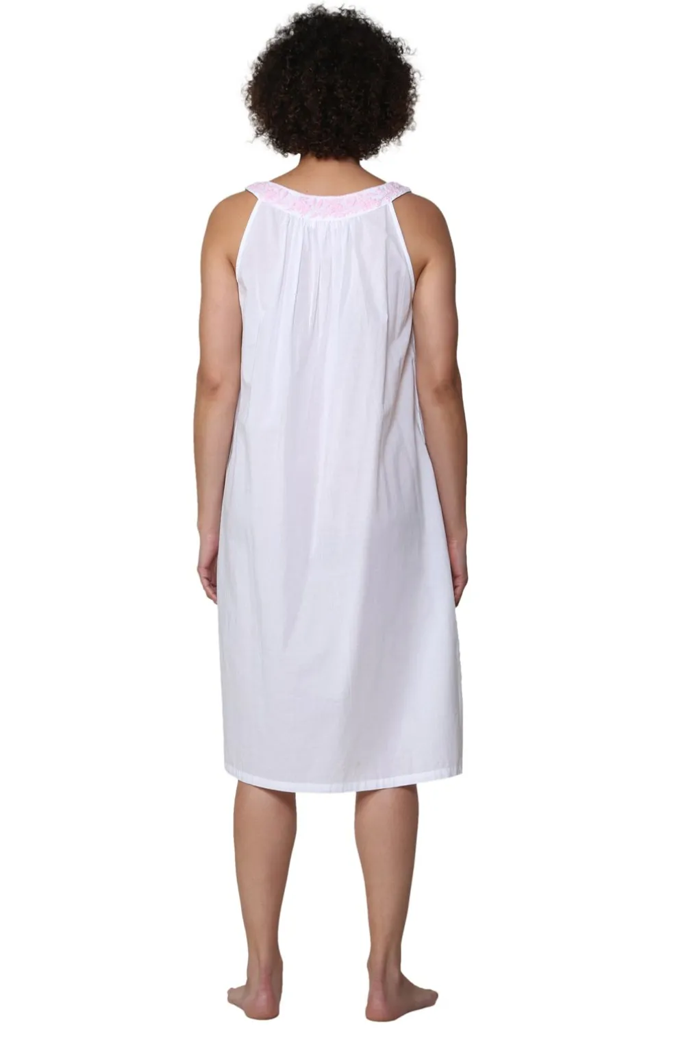La Cera™ La Cera Sleeveless Gown With Contrast Embroidery