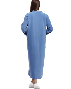 La Cera™ La Cera Snap Front Fleece Robe