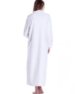 La Cera™ La Cera Snap Front Fleece Robe