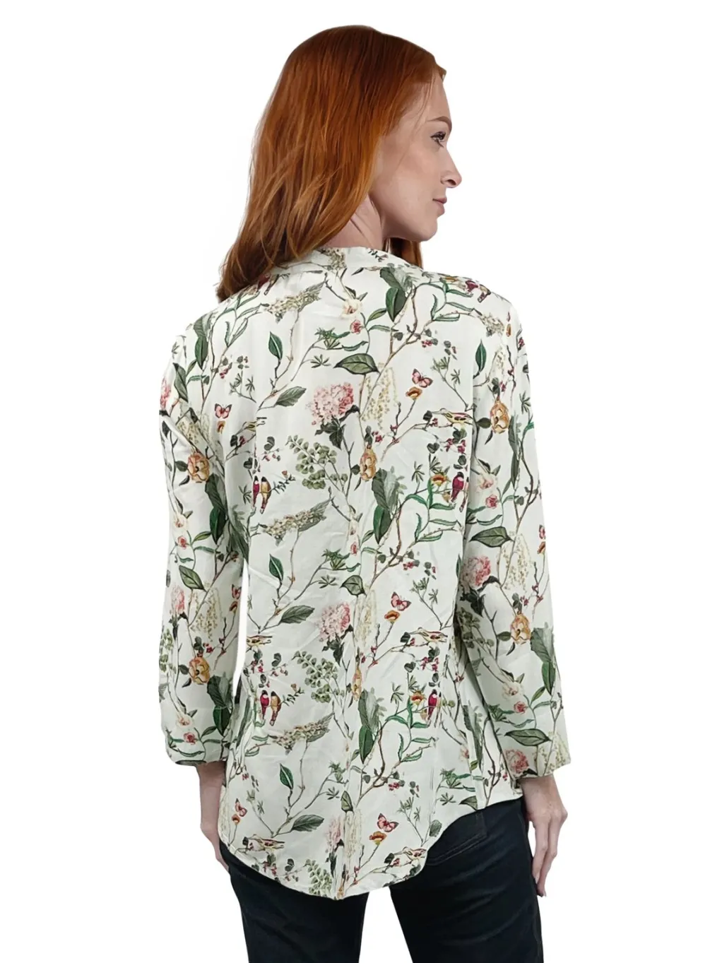 La Cera™ La Cera Springtime Fresh Rayon Print Tunic