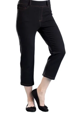 La Cera™ La Cera Stretch Knit Cropped Pant