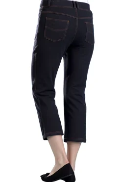 La Cera™ La Cera Stretch Knit Cropped Pant