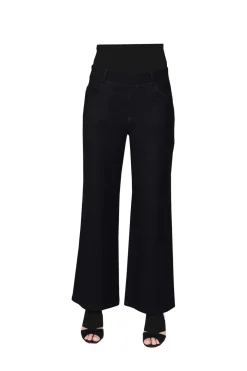 La Cera™ La Cera Stretch Knit Wide Leg Pant