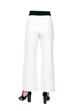 La Cera™ La Cera Stretch Knit Wide Leg Pant