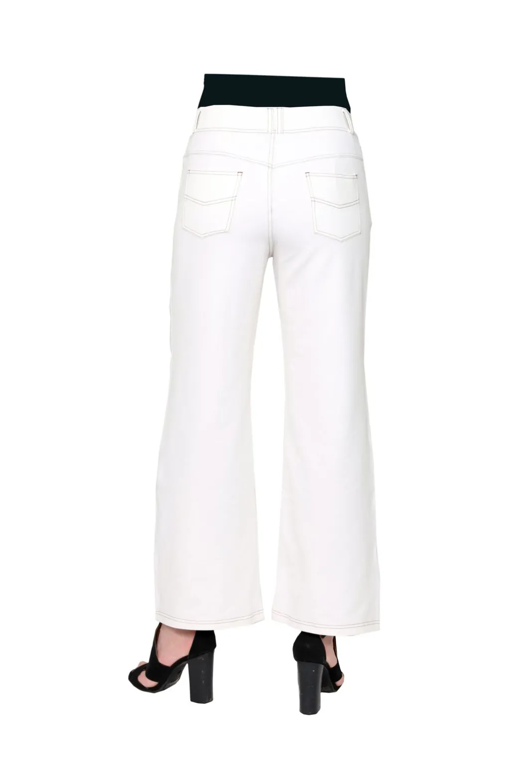 La Cera™ La Cera Stretch Knit Wide Leg Pant