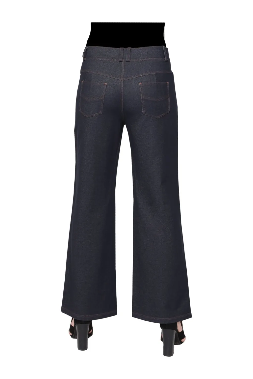 La Cera™ La Cera Stretch Knit Wide Leg Pant