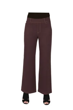 La Cera™ La Cera Stretch Knit Wide Leg Pant