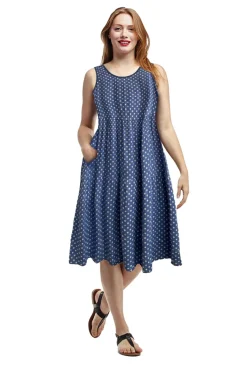 La Cera™ La Cera Tiered Rayon Print Dress