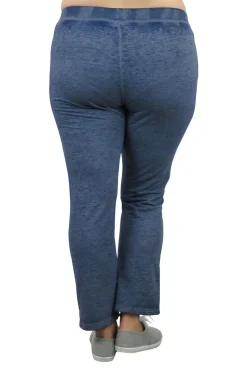 La Cera™ Plus Size Heathered French Terry Pants